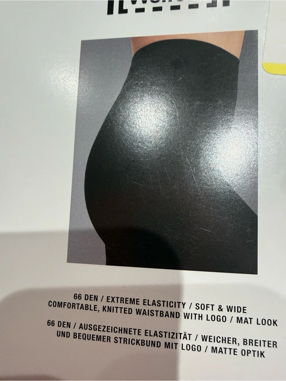 Wolford xs Black Tummy Control Tights blk
